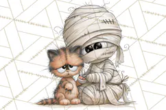 Monster Pet Groomers Halloween Clipart PNG Product Image 3