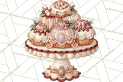 Whimsical Christmas Confectionery PNG Clipart Product Image 3