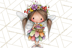 Sweet Little Fairies PNG, Cute Fairy Clip Art Product Image 3