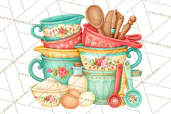 Whimsical Bakery Girls & Boys PNG Clipart, Baker Characters Product Image 3