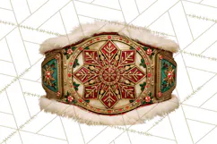 Christmas Wrestling Clipart PNG, Santa Wrestlers Product Image 4