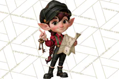Christmas Crime Syndicate PNG Clipart, Mobster Santa Product Image 2