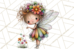Sweet Little Fairies PNG, Cute Fairy Clip Art Product Image 2