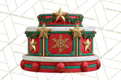 Christmas Wrestling Clipart PNG, Santa Wrestlers Product Image 2