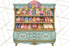 Whimsical Bakery Girls & Boys PNG Clipart, Baker Characters Product Image 2