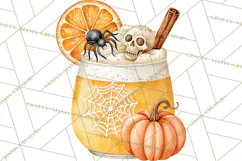 Halloween Cocktails Clipart PNG, Spooky Drinks Product Image 4