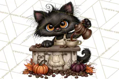 Spooky Coffeehouse PNG Clipart Product Image 4