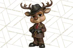 Christmas Crime Syndicate PNG Clipart, Mobster Santa Product Image 4