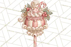 Whimsical Christmas Confectionery PNG Clipart Product Image 4