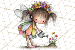 Sweet Little Fairies PNG, Cute Fairy Clip Art Product Image 8