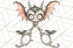 Monster Pet Groomers Halloween Clipart PNG Product Image 4