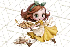 Whimsical Bakery Girls & Boys PNG Clipart, Baker Characters Product Image 4