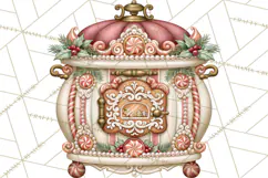 Whimsical Christmas Confectionery PNG Clipart Product Image 3