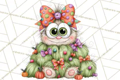 Monster Pet Groomers Halloween Clipart PNG Product Image 3