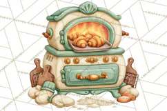 Whimsical Bakery Girls & Boys PNG Clipart, Baker Characters Product Image 3
