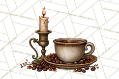 Spooky Coffeehouse PNG Clipart Product Image 4