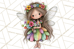 Sweet Little Fairies PNG, Cute Fairy Clip Art Product Image 4
