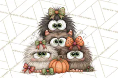 Monster Pet Groomers Halloween Clipart PNG Product Image 4