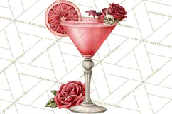Halloween Cocktails Clipart PNG, Spooky Drinks Product Image 4