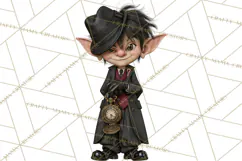 Christmas Crime Syndicate PNG Clipart, Mobster Santa Product Image 2