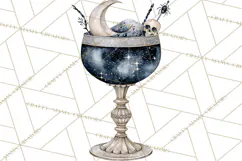 Halloween Cocktails Clipart PNG, Spooky Drinks Product Image 2