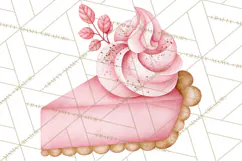 Pink Autumn Bakery Clipart PNG Product Image 2