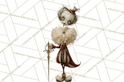 Haunted Circus Clipart PNG, Spooky Halloween Clowns Product Image 2