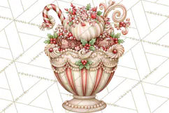 Whimsical Christmas Confectionery PNG Clipart Product Image 3