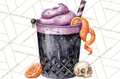 Halloween Cocktails Clipart PNG, Spooky Drinks Product Image 3