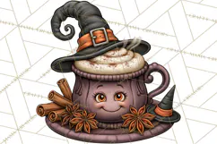 Spooky Coffeehouse PNG Clipart Product Image 3