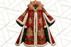 Christmas Wrestling Clipart PNG, Santa Wrestlers Product Image 3