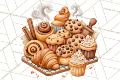Whimsical Bakery Girls & Boys PNG Clipart, Baker Characters Product Image 3