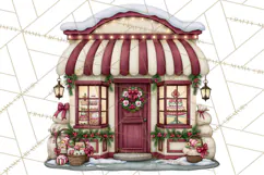 Christmas Bakery PNG Clipart, Santa & Elf Characters, Baker Product Image 3