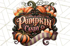 Retro Halloween Candy Shop Clipart PNG Product Image 4