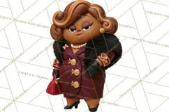 Christmas Crime Syndicate PNG Clipart, Mobster Santa Product Image 4