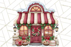 Christmas Bakery PNG Clipart, Santa & Elf Characters, Baker Product Image 4