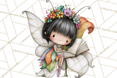 Sweet Little Fairies PNG, Cute Fairy Clip Art Product Image 5