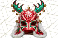 Christmas Wrestling Clipart PNG, Santa Wrestlers Product Image 5