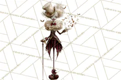 Haunted Circus Clipart PNG, Spooky Halloween Clowns Product Image 2