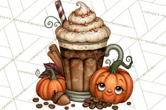 Spooky Coffeehouse PNG Clipart Product Image 2