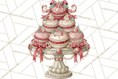 Whimsical Christmas Confectionery PNG Clipart Product Image 2