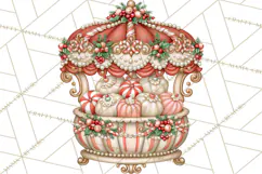 Whimsical Christmas Confectionery PNG Clipart Product Image 3