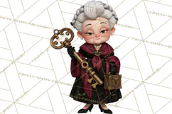Christmas Crime Syndicate PNG Clipart, Mobster Santa Product Image 3
