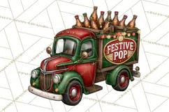 1950s Vintage Christmas Clipart Retro Soda Fountain Clip Art Product Image 3