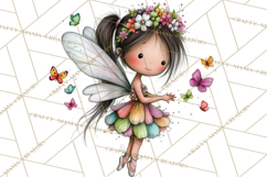 Sweet Little Fairies PNG, Cute Fairy Clip Art Product Image 3