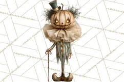 Haunted Circus Clipart PNG, Spooky Halloween Clowns Product Image 3