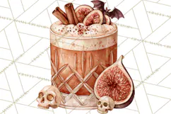 Halloween Cocktails Clipart PNG, Spooky Drinks Product Image 4