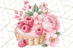 Pink Autumn Bakery Clipart PNG Product Image 4