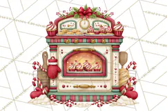 Christmas Bakery PNG Clipart, Santa & Elf Characters, Baker Product Image 4