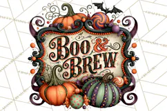 Retro Halloween Candy Shop Clipart PNG Product Image 5